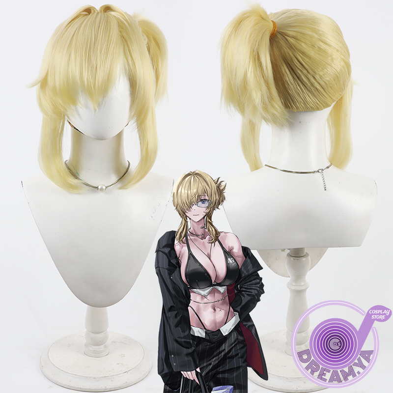 Synthetic Wigs - Peluca de Cosplay de tumba Nikke,