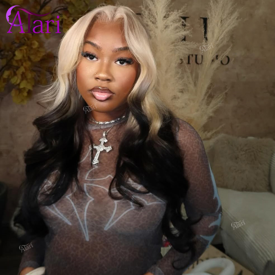 613 Blonde Body Wave Lace Front Wig - Pelucas de Cabello Humano Ondulado Ombre