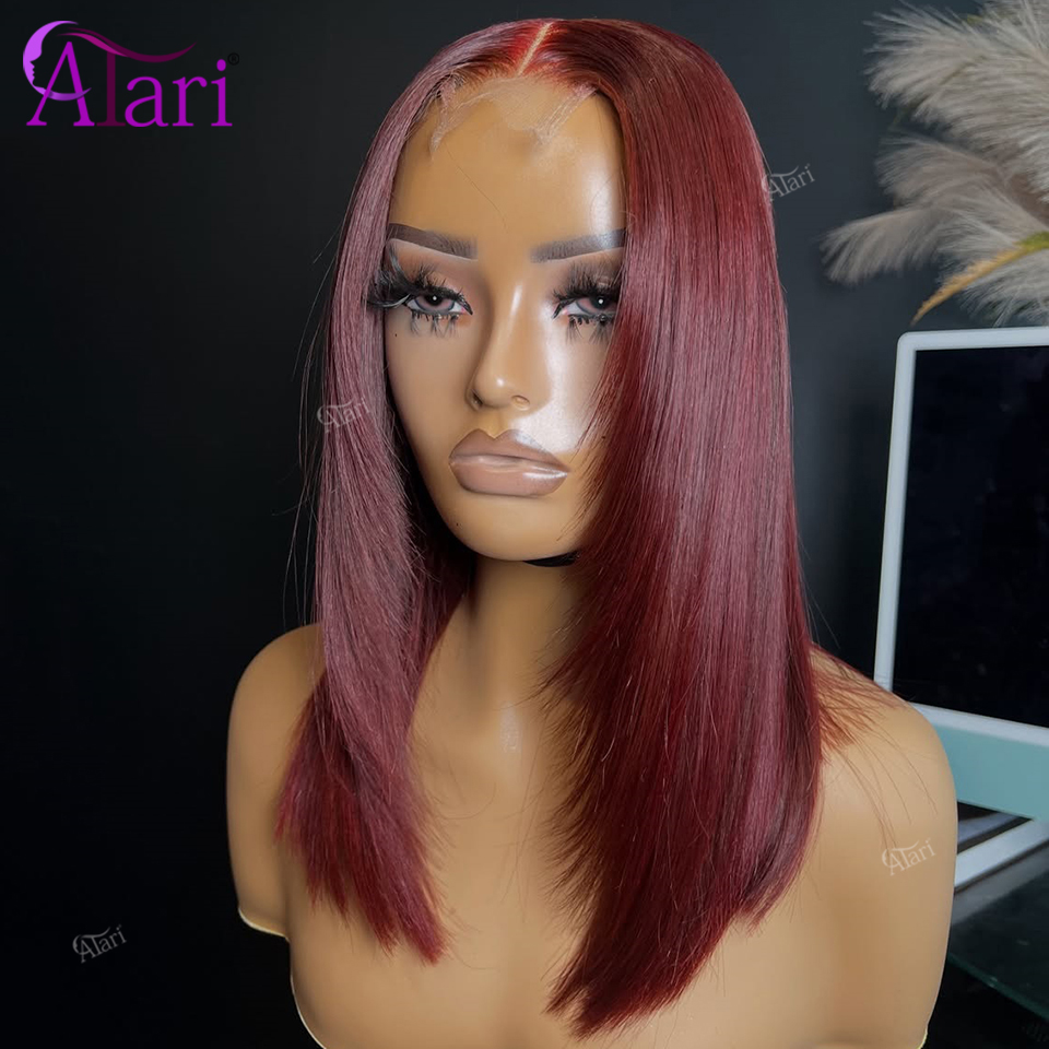 Pre Parted 13X4 Lace Front Bob Wig - Peluca de Cabello Humano Liso Bob