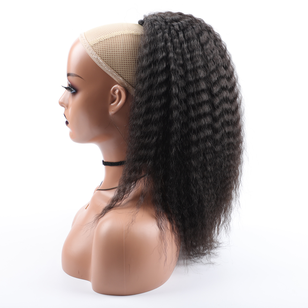 Drawstring Afro Curly Puff Ponytail - Cola de Caballo sintética falsa con