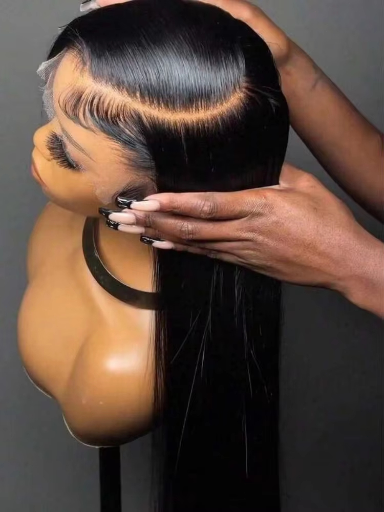 Glueless Wear And Go Human Hair Wig - Peluca de cabello humano 100% lisa