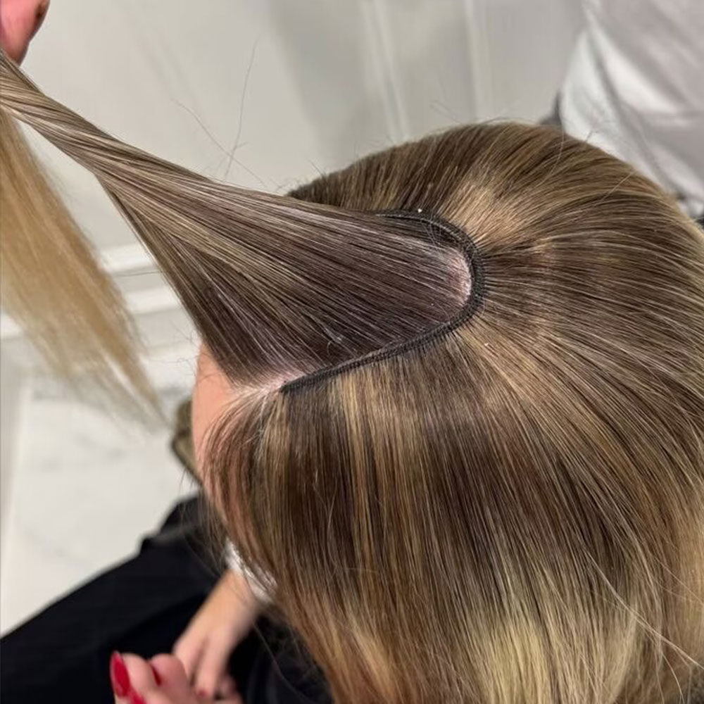 Seamless Clip In Hair Extensions Human Hair - Extensiones de cabello humano con clip