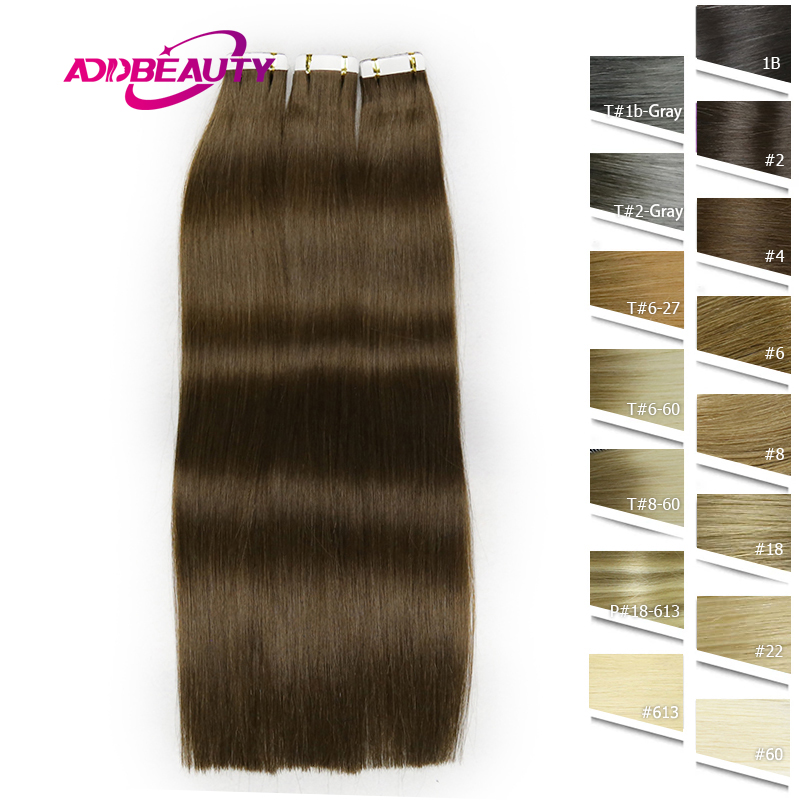 Invisible Tape In Extensions Real Hair - Extensión de cabello humano liso sin