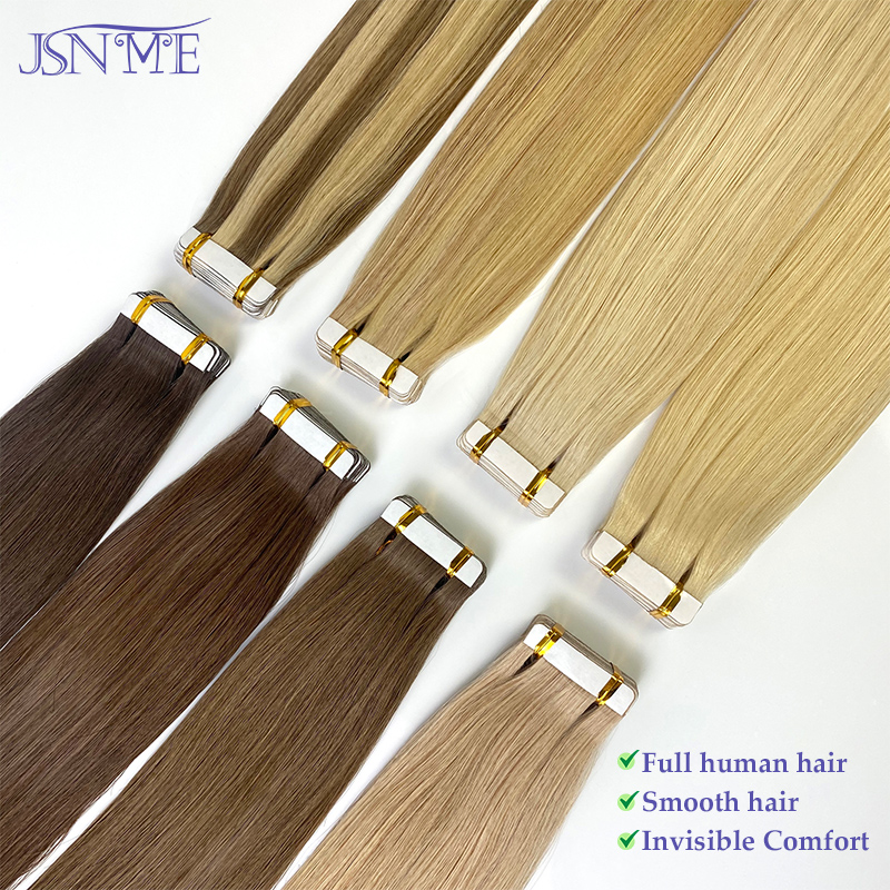 Invisible Tape In Extensions Real Hair - Extensiones de cabello con cinta adhesiva