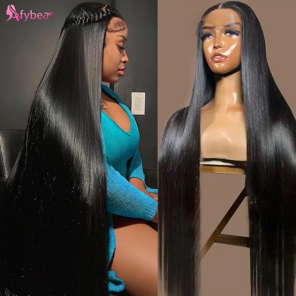 Hd Lace Frontal Wig Human Hair Pre Plucked - Pelucas de cabello humano liso de