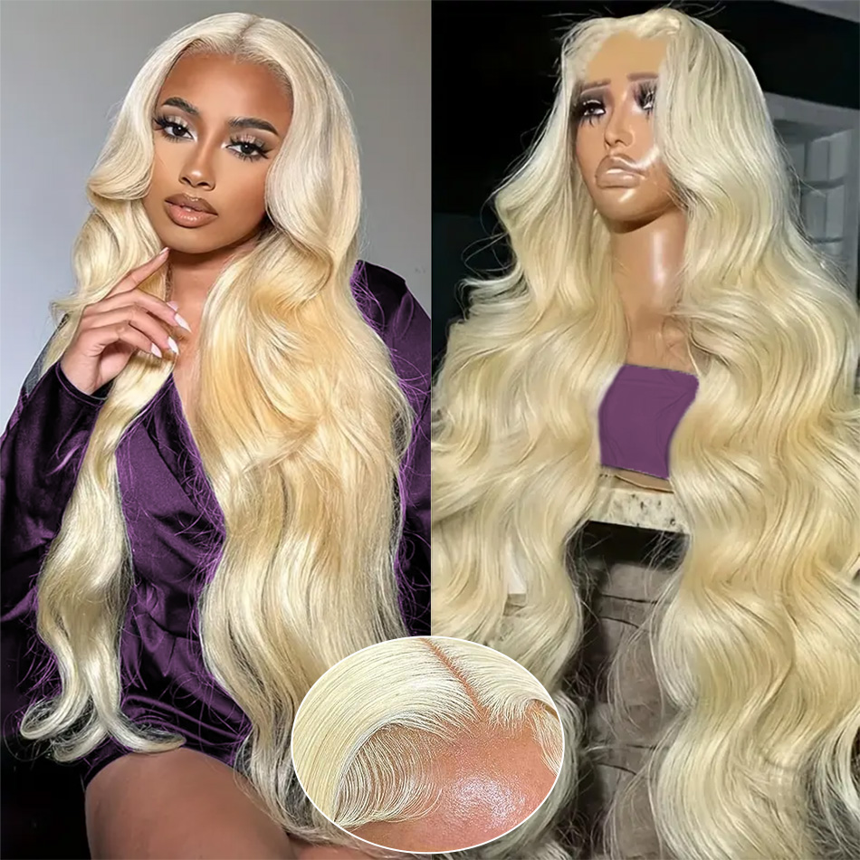 Peluca de Cabello Humano Ondul - 613 Blonde Body Wave Lace Front Wig reseña y precio