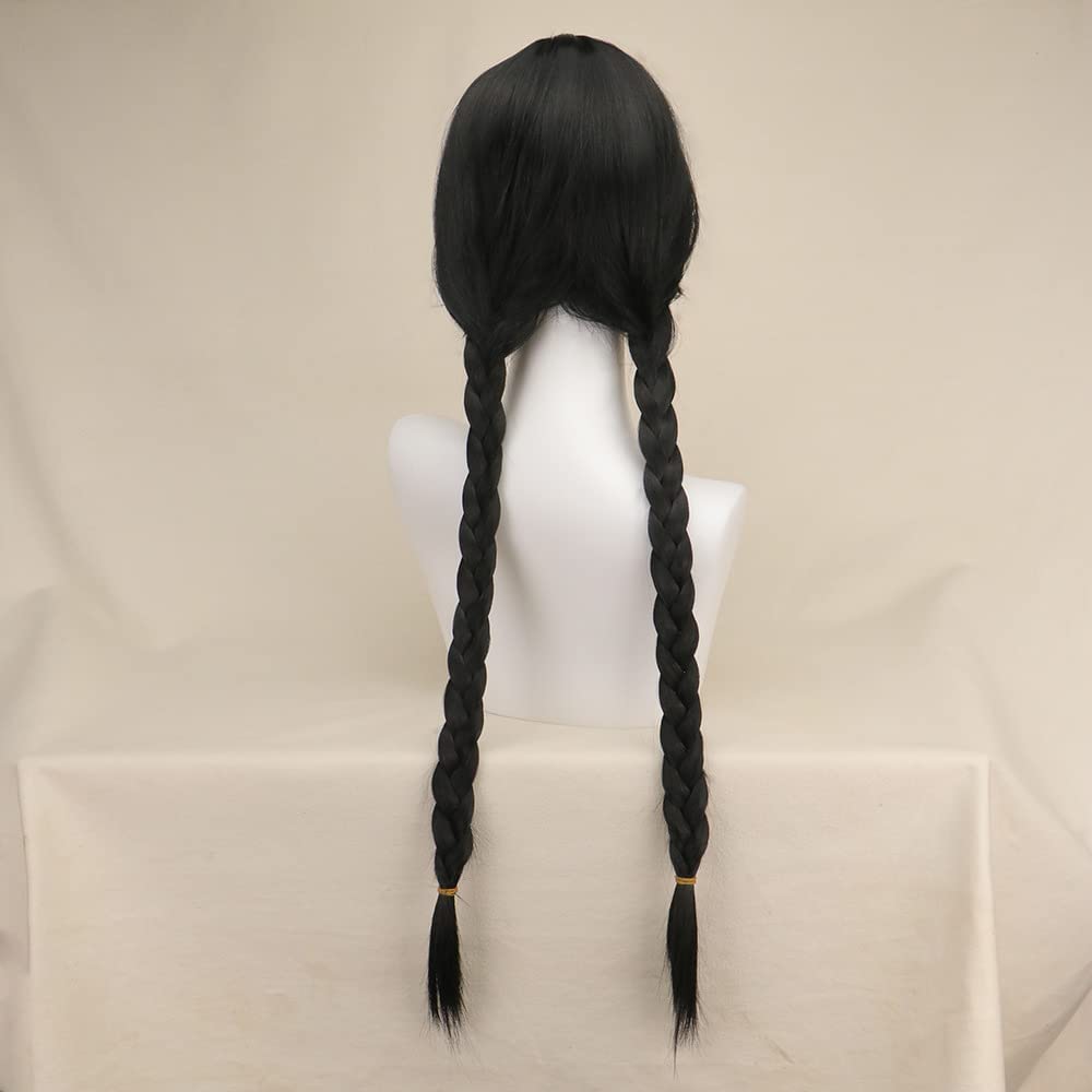 Pelucas largas góticas para Co - Synthetic Braided Wigs For Black Women reseña y precio