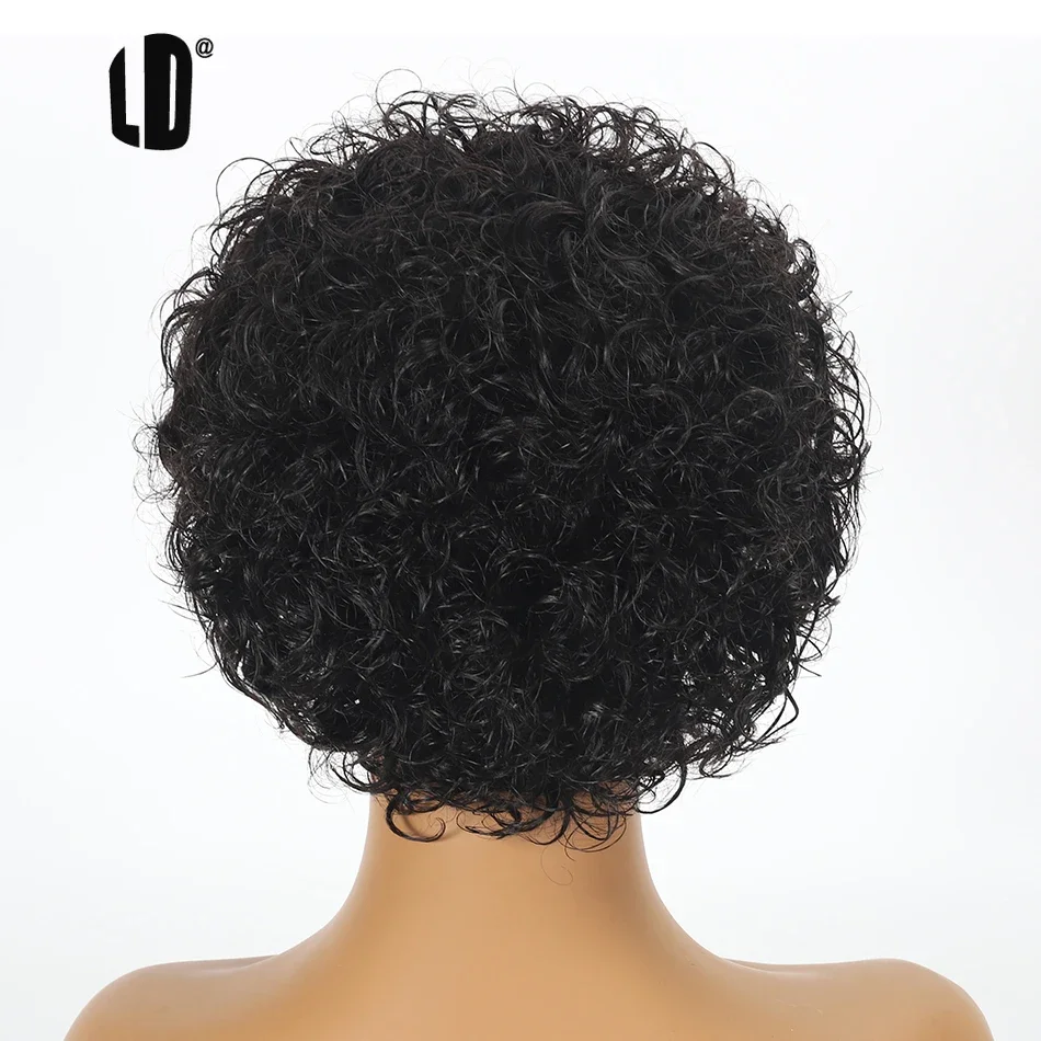 Peluca de corte pixie color 99 - Short Pixie Cut Wig Human Hair Cheap reseña y precio