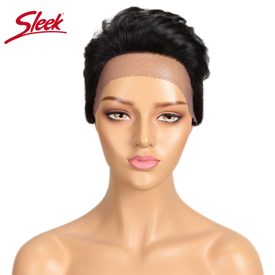 Pelucas de cabello humano bras - Short Pixie Cut Wig Human Hair Cheap reseña y precio