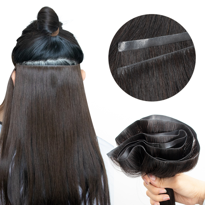 Extensiones de cabello humano  - Invisible Tape In Extensions Real Hair reseña y precio