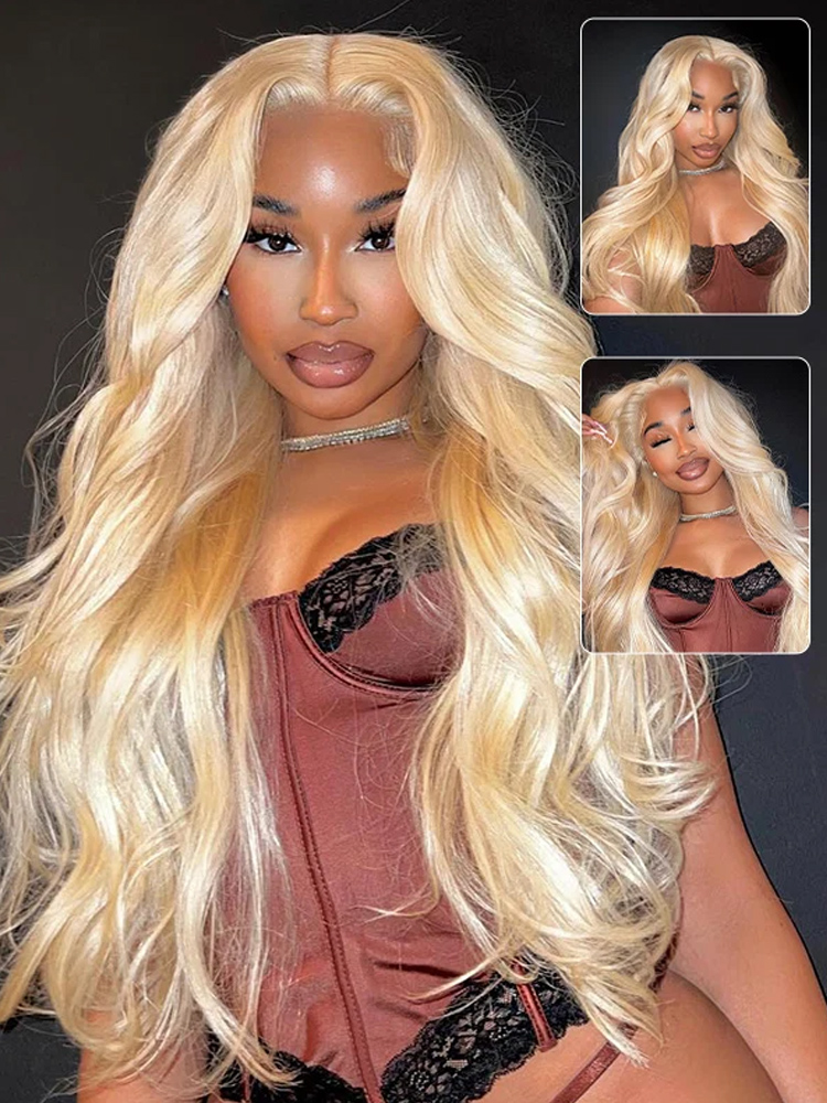 Pelucas de Cabello Humano Colo - 613 Blonde Body Wave Lace Front Wig reseña y precio