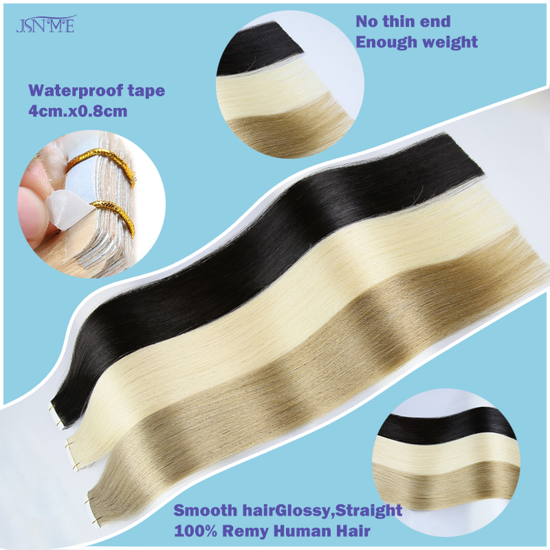 Extensiones de cabello con cin - Invisible Tape In Extensions Real Hair reseña y precio