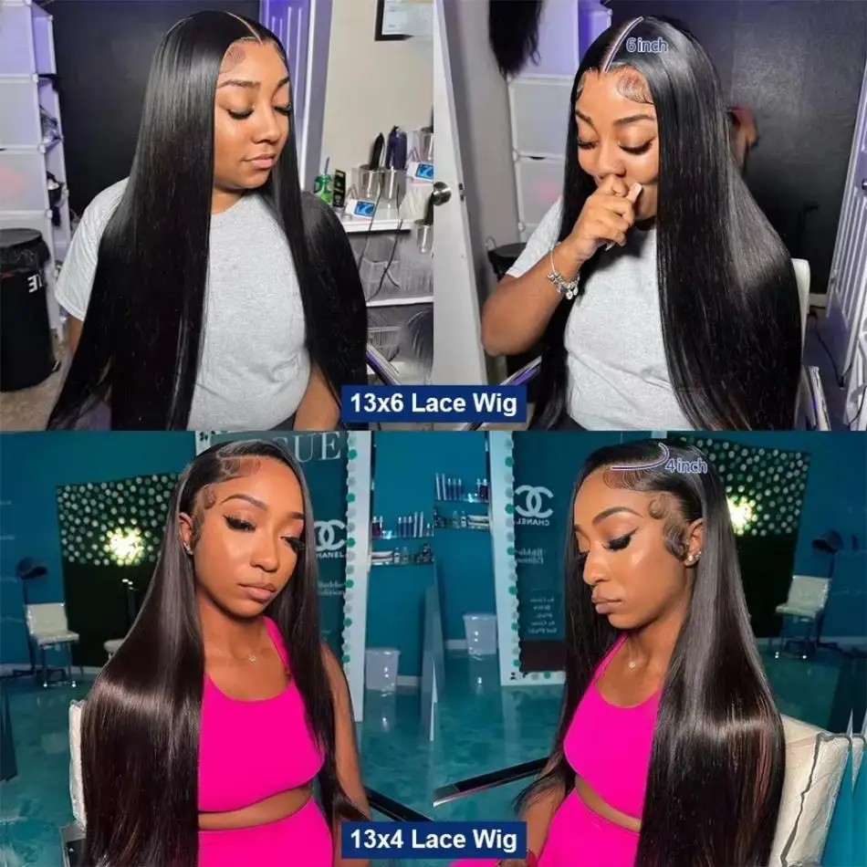 Pelucas de cabello humano liso - Hd Lace Frontal Wig Human Hair Pre Plucked reseña y precio