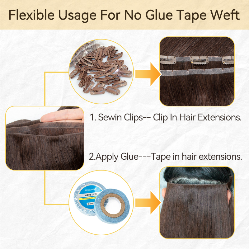 Extensiones de cabello humano  - Invisible Tape In Extensions Real Hair reseña y precio