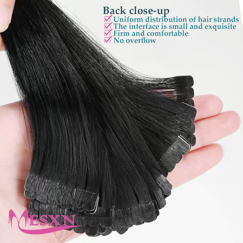 Mini cinta recta en extensione - Invisible Tape In Extensions Real Hair reseña y precio