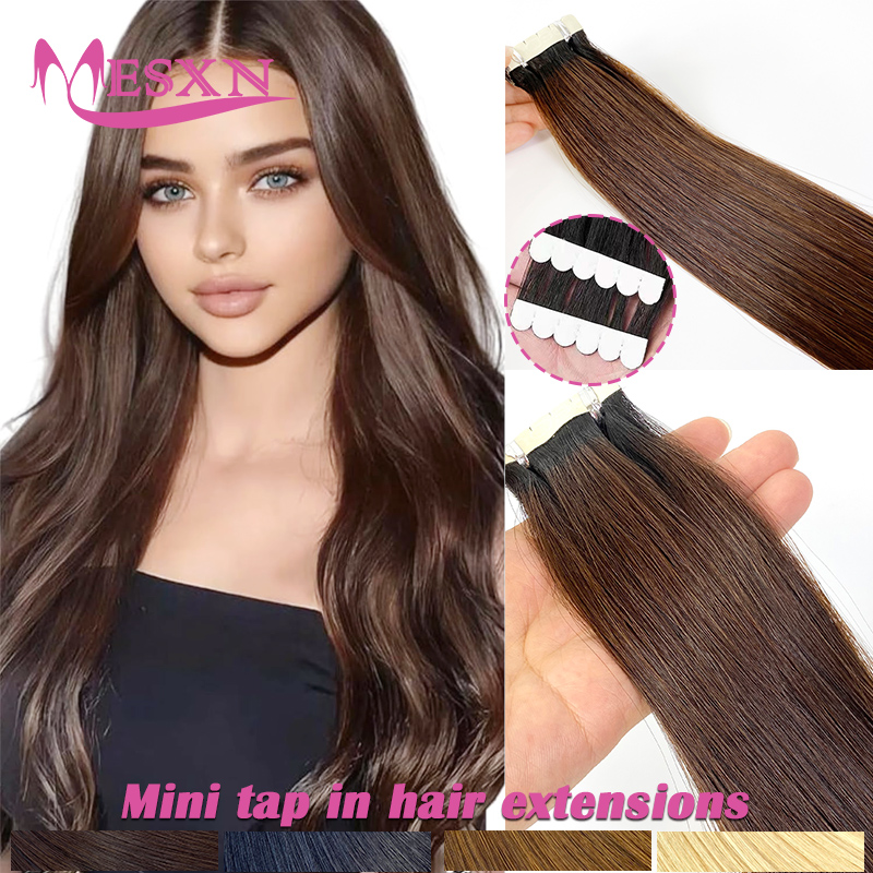 Extensiones de cabello humano  - Invisible Tape In Extensions Real Hair reseña y precio