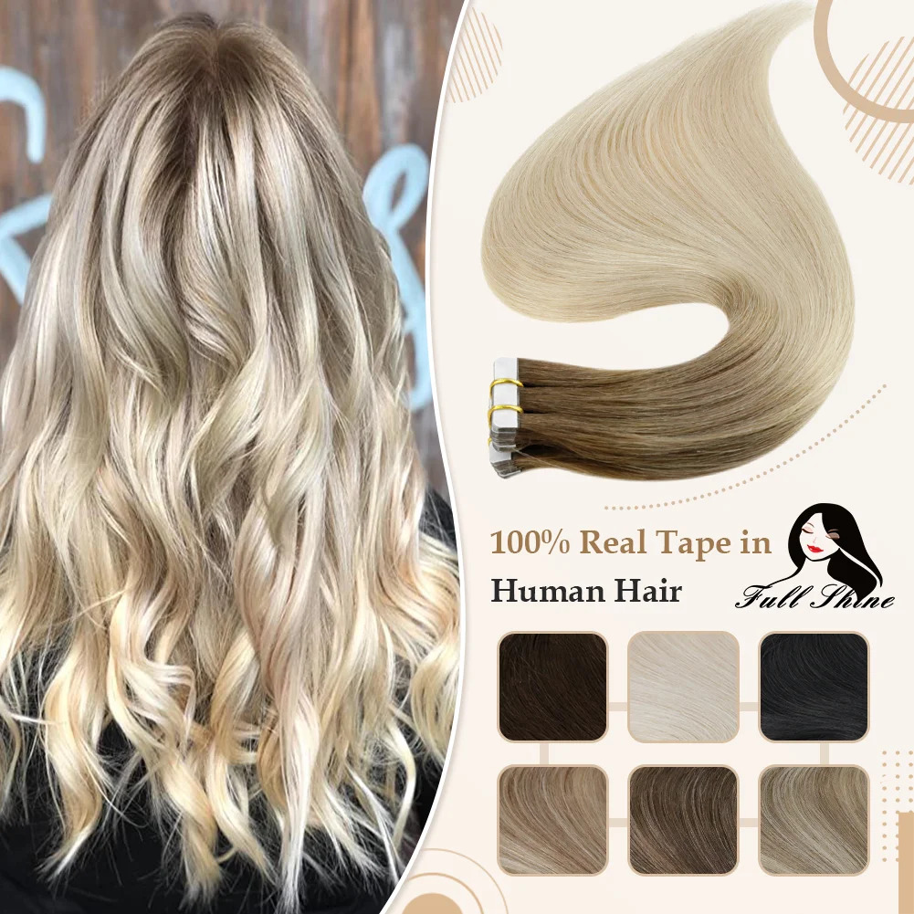 Extensiones de cabello con cin - Invisible Tape In Extensions Real Hair reseña y precio