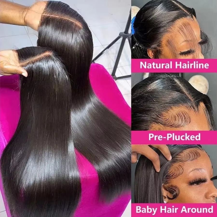 Pelucas frontales de encaje tr - Glueless Wear And Go Human Hair Wig reseña y precio