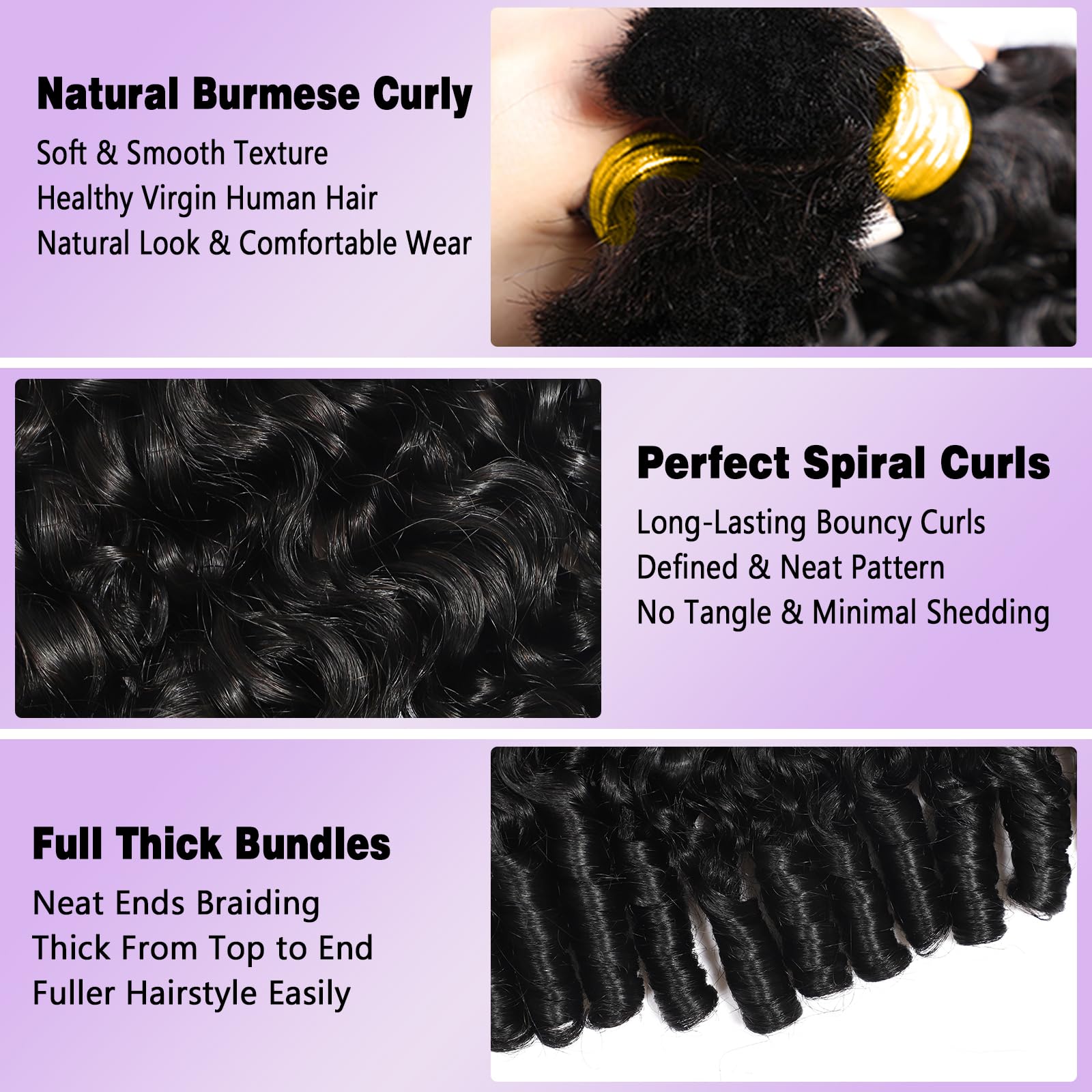 Cabello Humano 12A para Trenza - Water Wave Bulk Human Hair For Braiding reseña y precio
