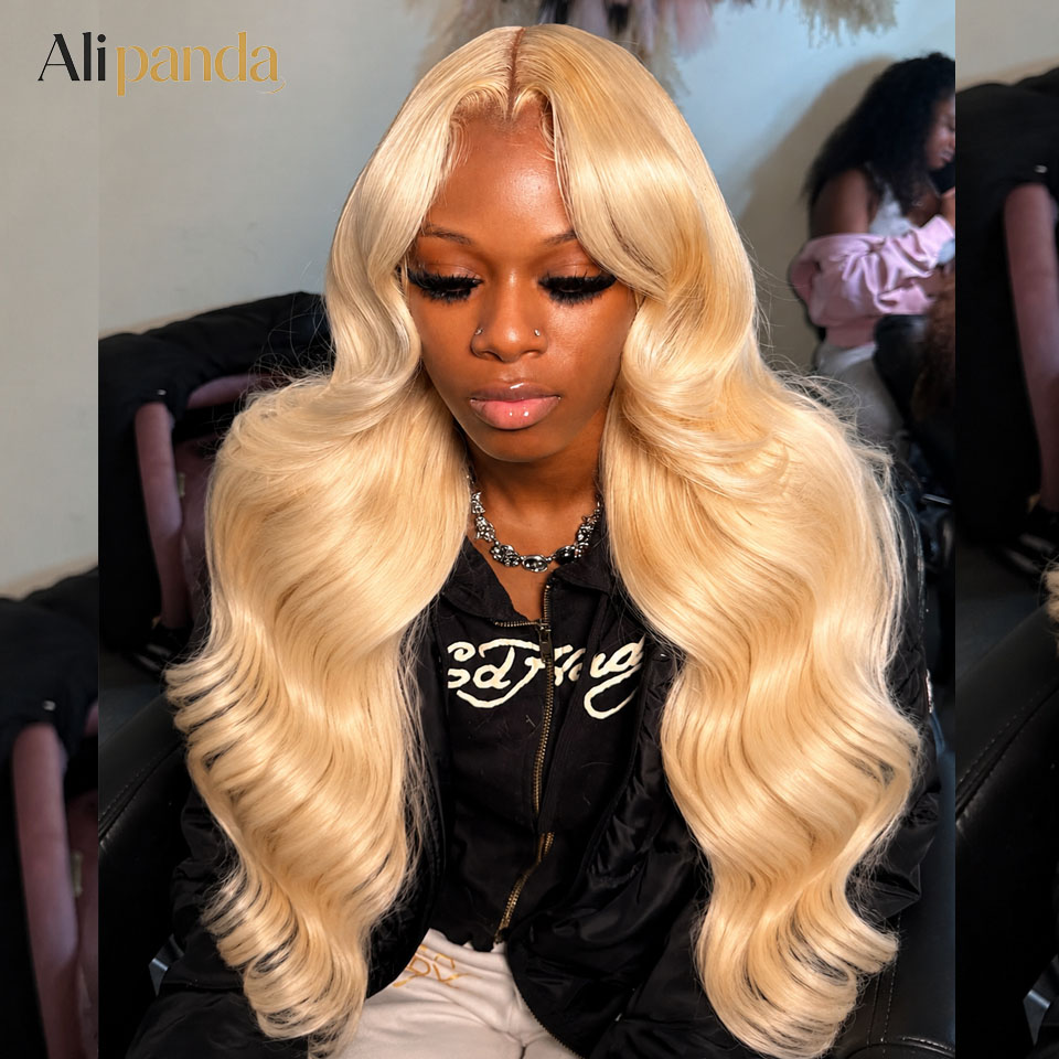 Peluca frontal de encaje HD 61 - 613 Blonde Body Wave Lace Front Wig reseña y precio