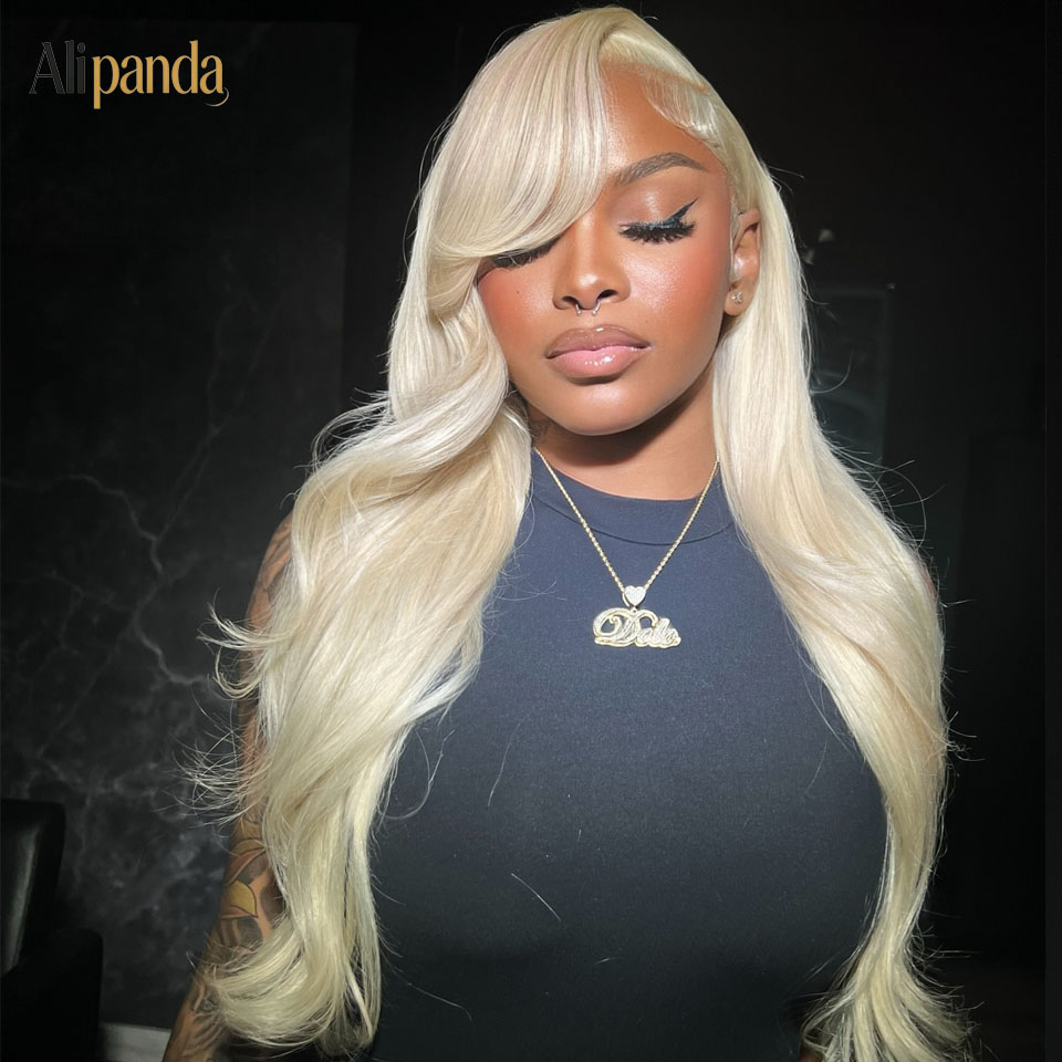 Peluca frontal de encaje HD 61 - 613 Blonde Body Wave Lace Front Wig reseña y precio