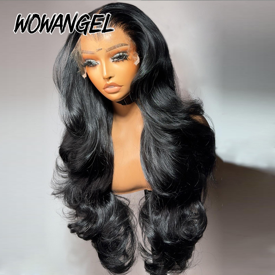 Wow Angel Body Wave Jet Black  - Hd Lace Frontal Wig Human Hair Pre Plucked reseña y precio